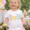 Bunny TWO Applique Design Logo 2
