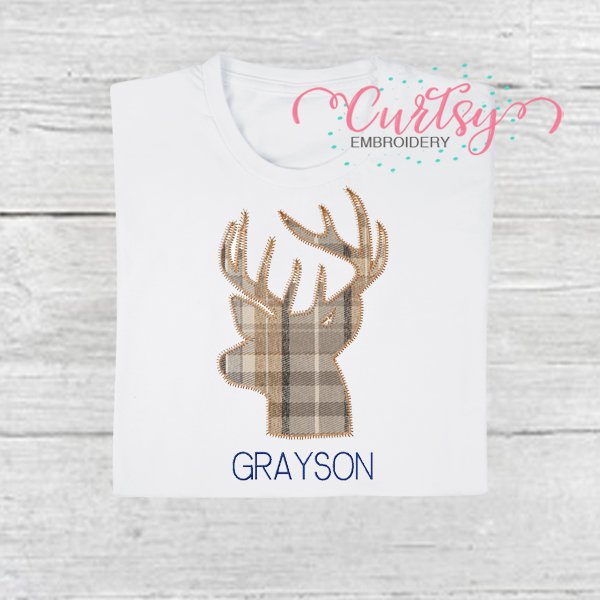 Deer Silhouette ZigZag picture 1 Deer Silhouette ZigZag picture 1