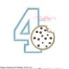 4 Cookie Applique MAP