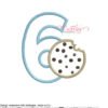6 Cookie Applique MAP