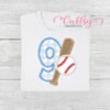9th Birthday Baseball Bat and Ball Applique Picture 1 9th Birthday Baseball Bat and Ball Applique Picture 1