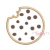 Chocolate Chip Cookie Applique Design _ Website
