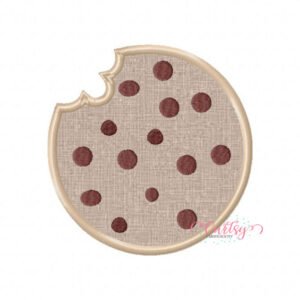 Chocolate Chip Cookie Applique