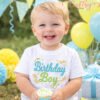 Birthday Boy Confetti Embroidery Design Logo 2