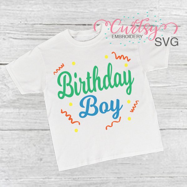 Birthday Boy Confetti SVG Picture 1 Birthday Boy Confetti SVG Picture 1