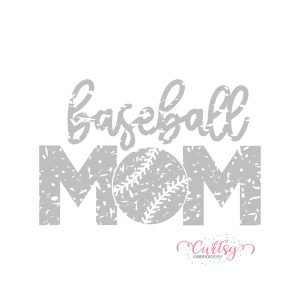 Distressed Baseball Mom SVG