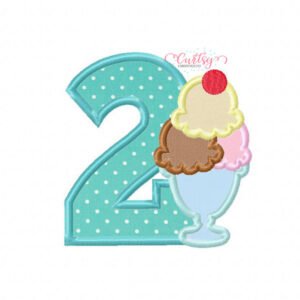Second Birthday Ice Cream Sundae