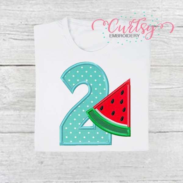 2 Watermelon Applique Picture 1 2 Watermelon Applique Picture 1