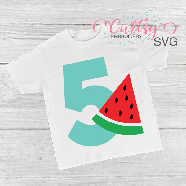 5 Watermelon SVG Picture 1