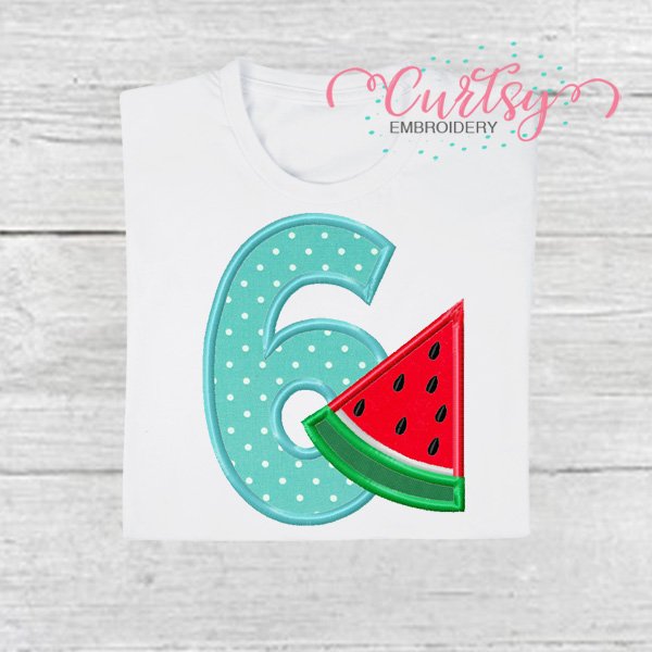 6 Watermelon Applique Picture 1 6 Watermelon Applique Picture 1
