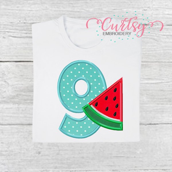 9 Watermelon Applique Picture 1