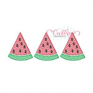 Watermelon Trio Quick Stitch Design