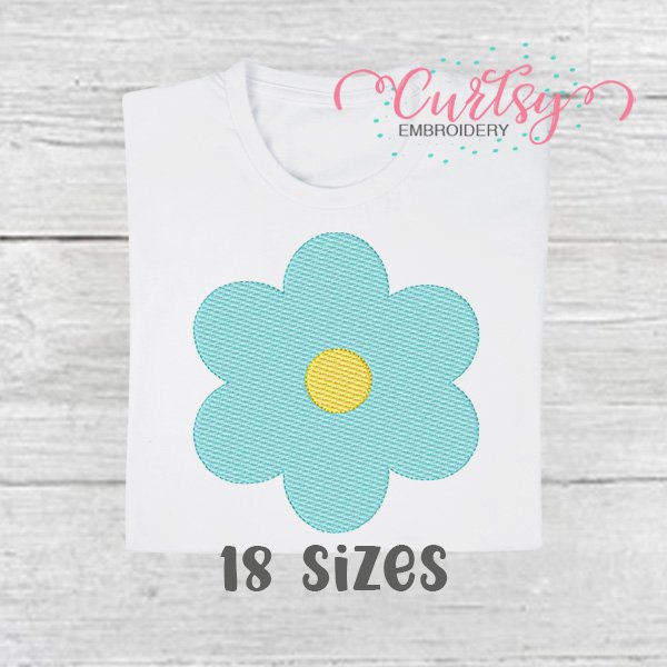 Flower Quick Stitch Embroidery Design Picture 2