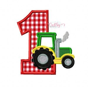 Tractor 1 Applique Design
