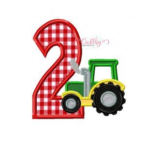 Tractor 2 Applique Design