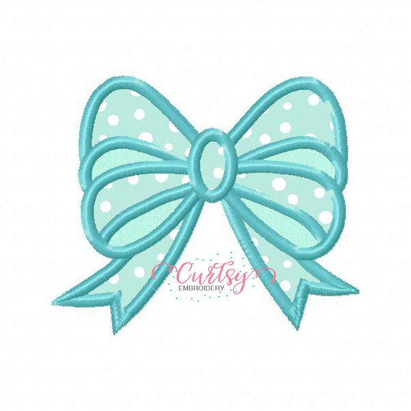 Bow Applique Embroidery Design Bow Applique Embroidery Design