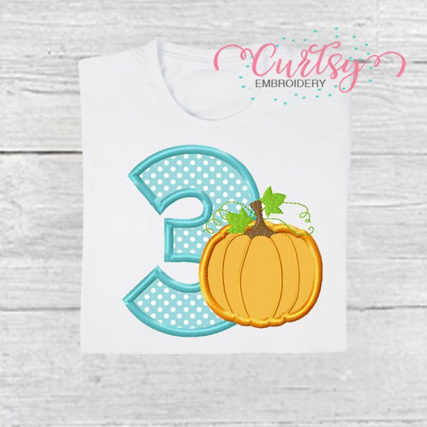 3rd Birthday Pumpkin Photograph 1 3rd Birthday Pumpkin Photograph 1
