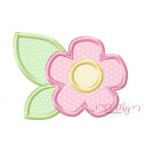 Pretty Flower Applique Design