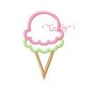 Ice Cream Cone Applique Design Ice Cream Cone Applique Design