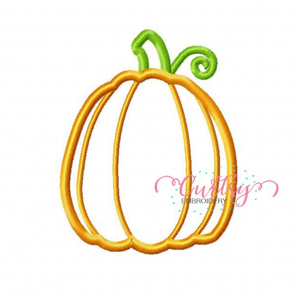 Pumpkin Applique Design Pumpkin Applique Design