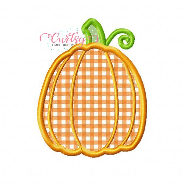Pumpkin Applique Embroidery Design Pumpkin Applique Embroidery Design