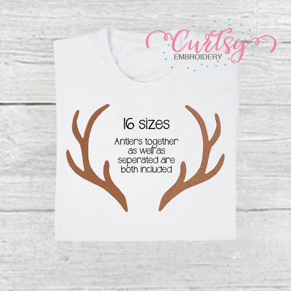 Antlers Embroidery Design