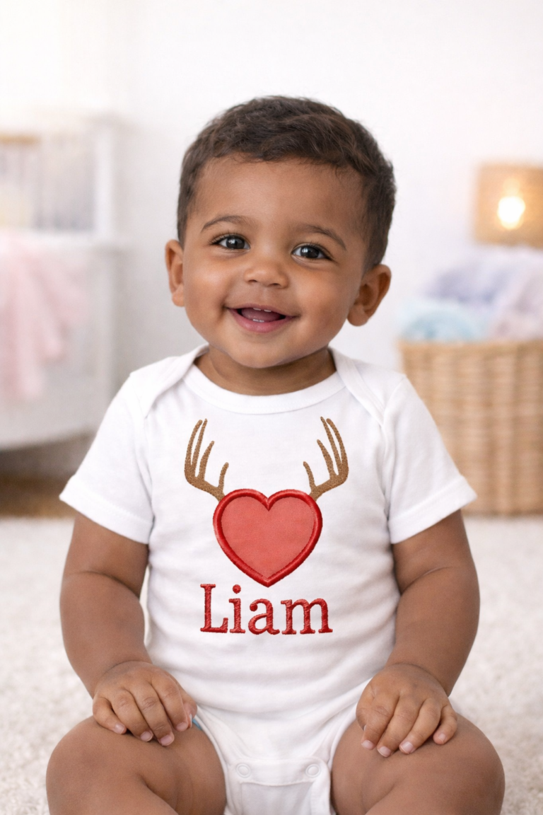 Heart Antlers Applique Lifestyle Pic 1