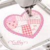Heart Patchwork Applique Design in hoop logo