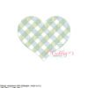 Heart Plaid Embroidery Design stitch map