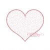 Heart Stipple Applique Design Heart Stipple Applique Design