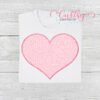 Heart Stipple Applique Embroidery Design Heart Stipple Applique Embroidery Design