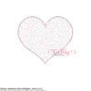 Heart Stipple Applique Stitch Map Heart Stipple Applique Stitch Map