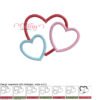 Heart Trio Applique MAP