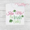 Kiss Me Irish-ish Embroidery Design 600 Kiss Me Irish-ish Embroidery Design 600