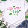 Kiss Me Irish-ish Embroidery Design lifestyle logo 1 Kiss Me Irish-ish Embroidery Design lifestyle logo 1