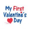 My First Valentine Boy Embroidery Design