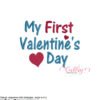 My First Valentine Boy Stitch Map 72