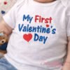 My First Valentines Day Embroidery Design for Boys pic 1 logo