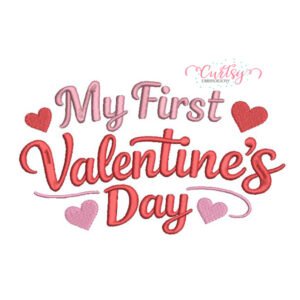 First Valentine Girl Design