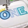 ONE Crown Applique in hoop