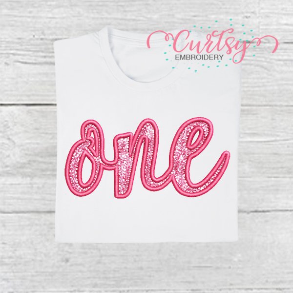 One Script Applique Design 600 One Script Applique Design 600