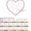 Patchwork Heart Applique Stitch Map