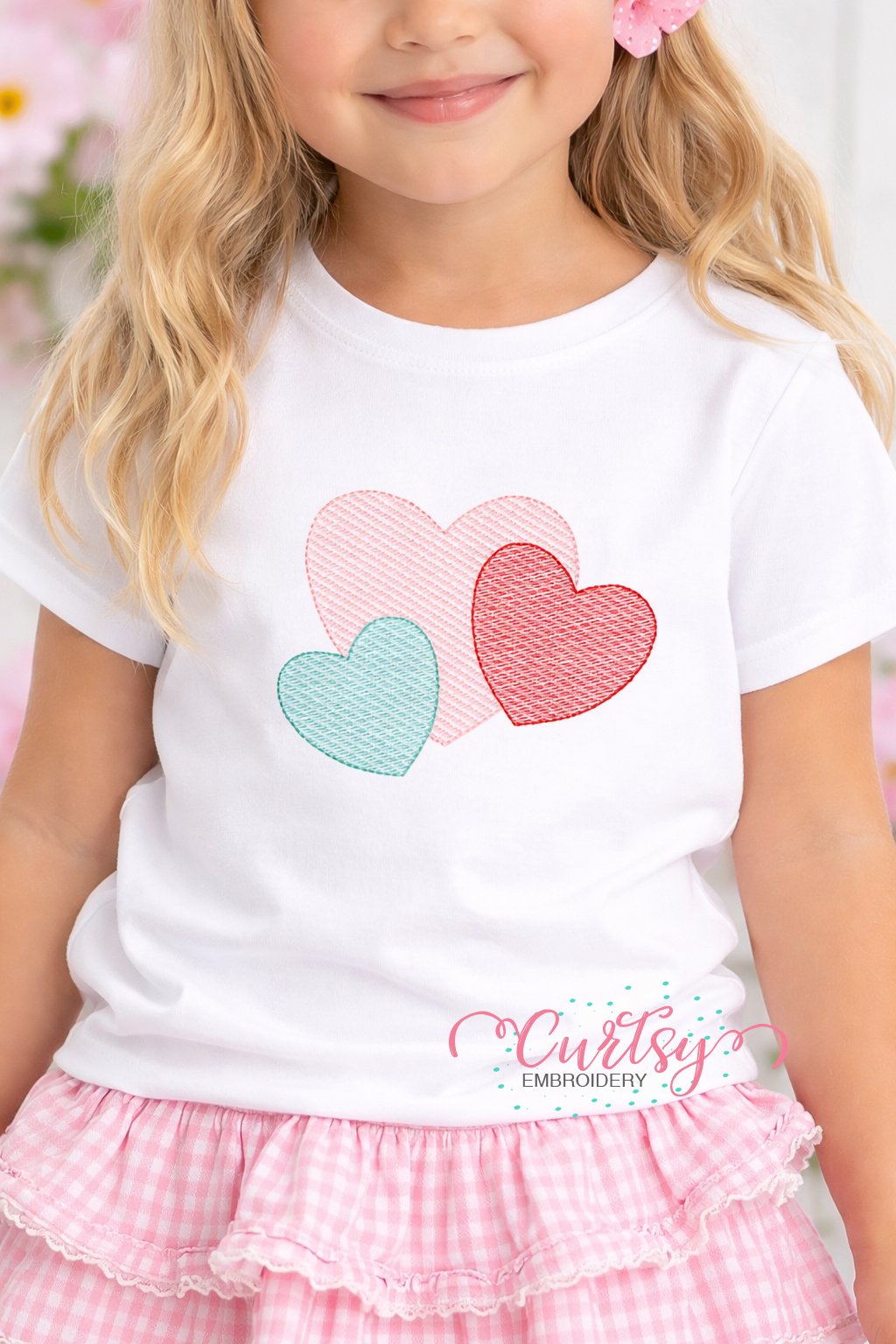 heart trio quick stitch embroidery design lifestyle image 1 logo