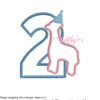 2 Animal Cracker Applique Stitch Map