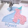 2nd Birthday Animal Cracker Applique logo 3