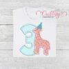 3rd Birthday Animal Cracker Applique Design 600