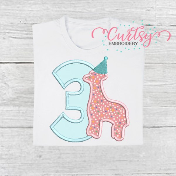 3rd Birthday Animal Cracker Applique Design 600 3rd Birthday Animal Cracker Applique Design 600