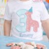 3rd Birthday Animal Cracker Applique Design logo 1
