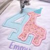 4th Birthday Animal Cracker Applique Design Logo 1 4th Birthday Animal Cracker Applique Design Logo 1