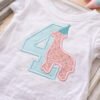 4th Birthday Animal Cracker Applique Design Logo 2 4th Birthday Animal Cracker Applique Design Logo 2